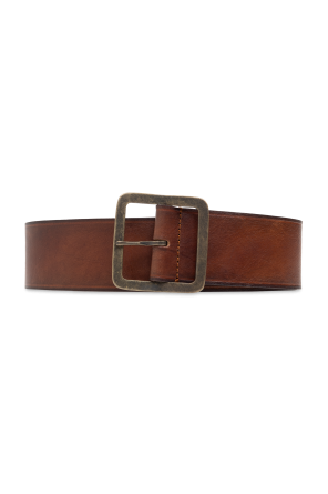 ベルト D SQUARED2 FW23 Brown leather belt (BEW039912900001 M2830) Gothic Dsquared2 Belt